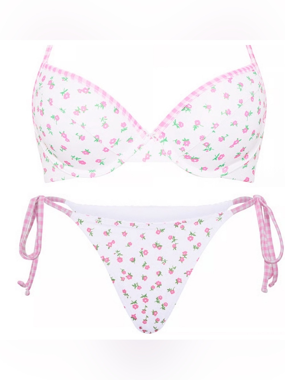 New! Frankie's Bikinis SET Addison Rosemary bikini Floral Ditsy 34608